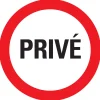 Pictogramme privé Ø30 cm
