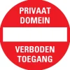 Pictogramme privaat domein Ø 30 cm