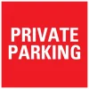 Pictogramme private parking 20 x 20 cm