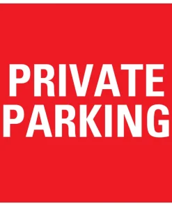 Pictogramme private parking 20 x 20 cm