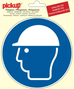Pictogramme protection de la tête Ø 15 cm