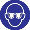 Pictogramme protection de la vue Ø 18 cm