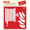 Pictogramme robinet incendie 15 x 15 cm