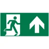 Pictogramme sortie / en haut 15 x 30 cm
