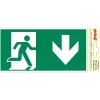 Pictogramme sortie secours bas 10 x 20 cm