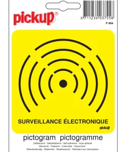 Pictogramme surveillance électronique 10 x 10 cm