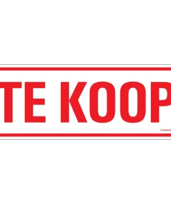 Pictogramme te koop 33 x 12 cm
