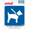 Pictogramme tenir les chiens à laisse 10 x 10 cm