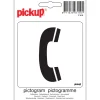 Pictogramme téléphone 10 x 10 cm
