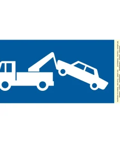 Pictogramme zone de dépannage 10 x 20 cm