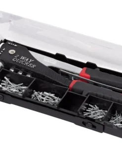 Pince à riveter 2 voies avec 120 pièces