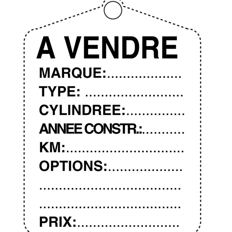 Plaque ' à vendre '