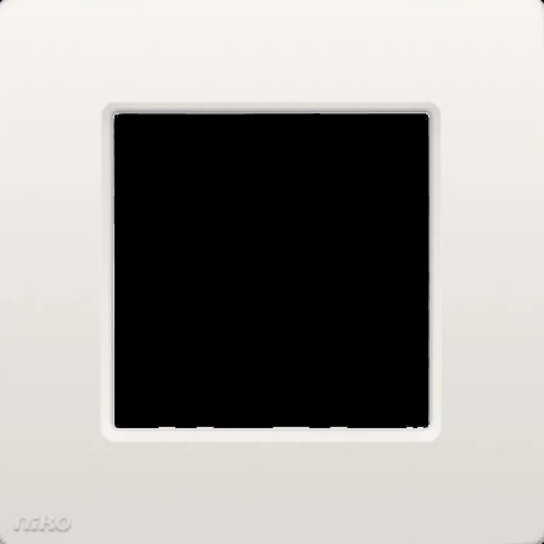 Plaque simple 101-76100 blanc