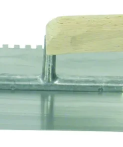 Platresse modèle denté avec poignée en bois 280 x 130 mm