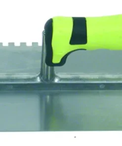 Platresse modèle denté avec poignée neoprene 280 x 130 mm