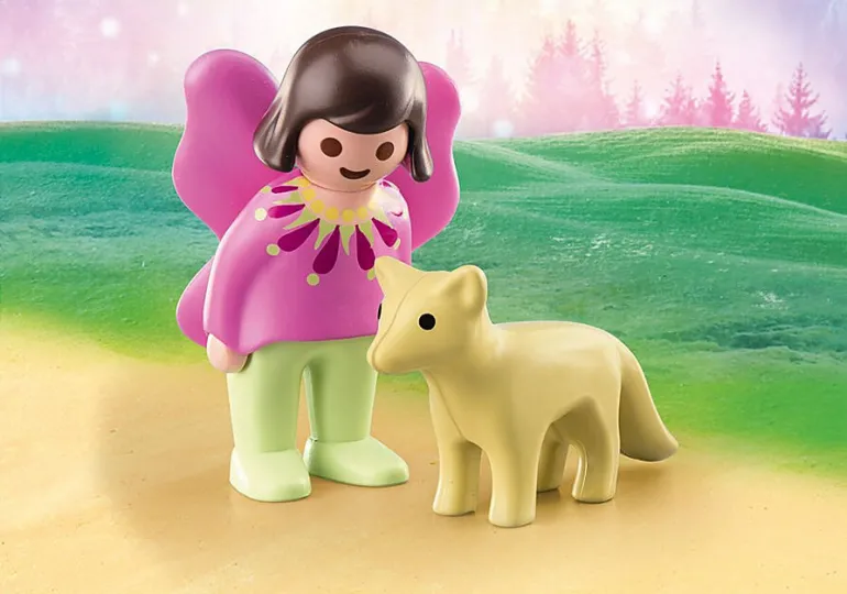 Playmobil 1.2.3 Fée Avec Renard - 70403