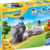 Playmobil 1.2.3 Train Des Animaux - 70405
