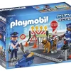 Playmobil City Action Barrage De Police - 6924