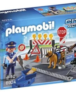 Playmobil City Action Barrage De Police - 6924