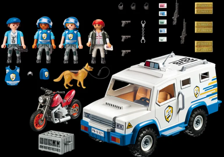 Playmobil City Action Fourgon blindé avec convoyeurs de fonds