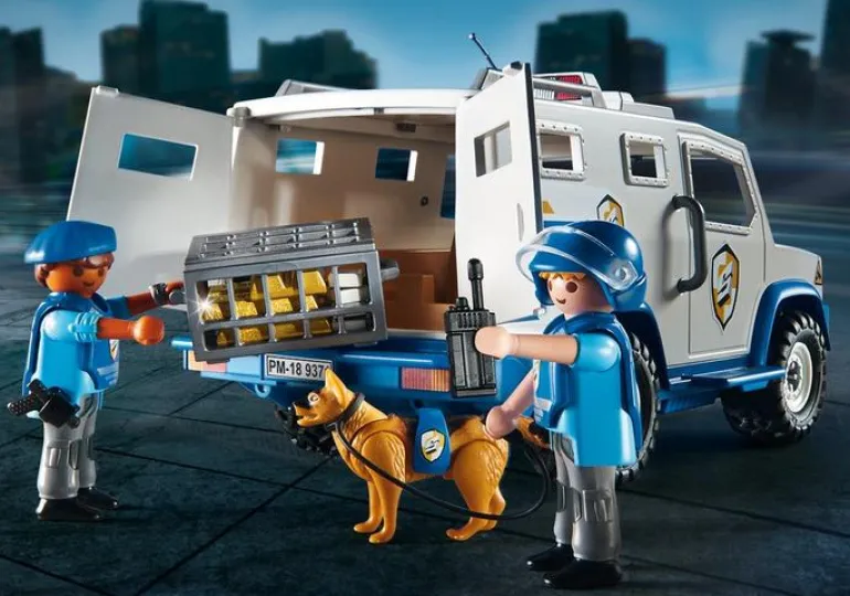Playmobil City Action Fourgon blindé avec convoyeurs de fonds