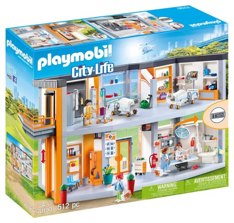 Playmobil City Life Hôpital Aménagé - 70190