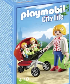 Playmobil City Life Maman Avec Jumeaux - 5573