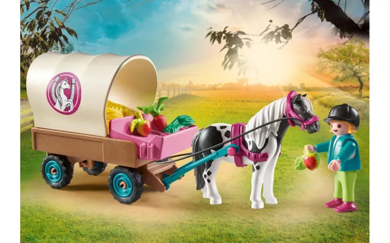 Playmobil Country Enfant avec Calèche et Poney - 70998
