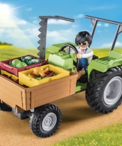 Playmobil Country Tracteur avec remorque - 71249