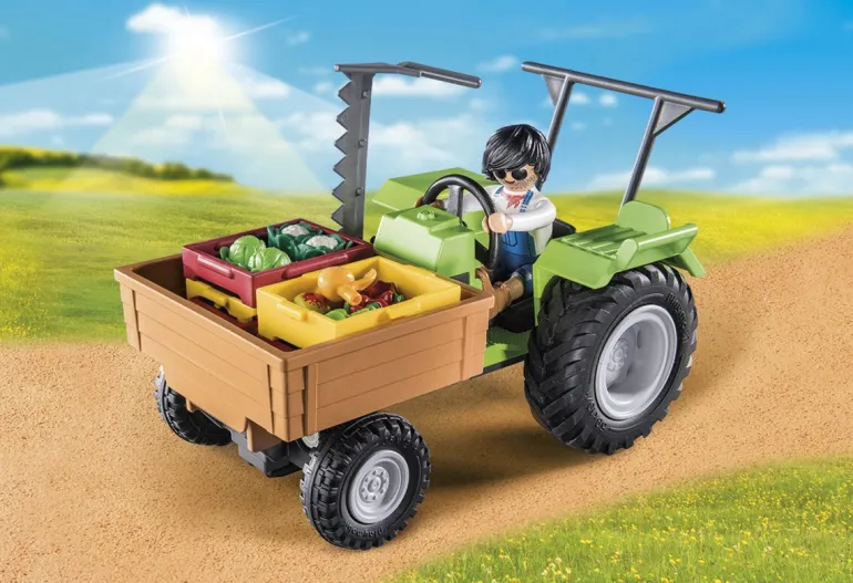Playmobil Country Tracteur avec remorque - 71249