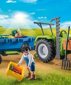 Playmobil Country Tracteur avec remorque - 71249
