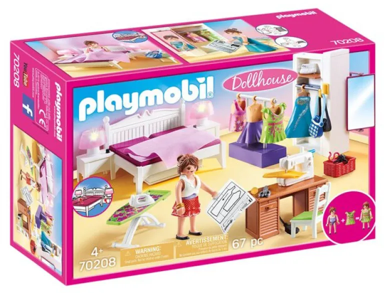 Playmobil Dollhouse Chambre Espace Couture - 70208