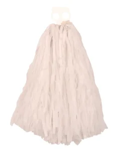 Pompon de pom pom girl avec anneaux - Blanc