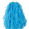 Pompon de pom pom girl avec anneaux - Bleu