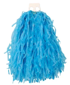 Pompon de pom pom girl avec anneaux - Bleu