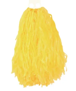 Pompon de pom pom girl avec anneaux - Jaune