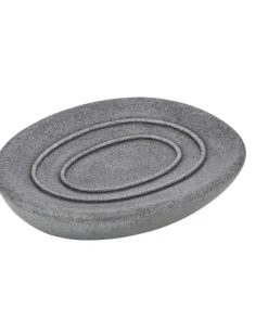 Porte savon Pebble stone gris