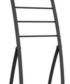 Porte-serviettes 5 barres noir mat