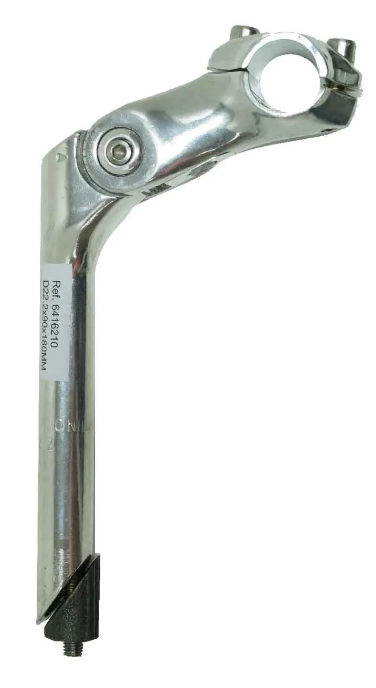 Potence réglable alu argent Dia.22,2 mm / 180 mm / ext.90 mm