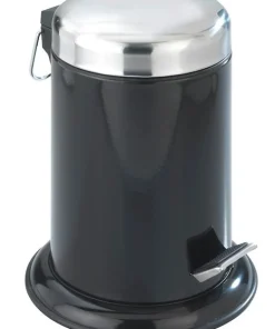 Poubelle Retoro noir 3 L