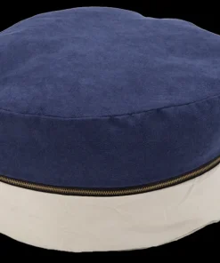 Pouf chat Fyrna bleu / beige