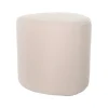 Pouf Tirana - Ø40x38cm - Vanille