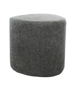 Pouf Tirana - Ø40x38cm - Vert Pin