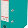 Power classeur A4 turquoise 75 mm
