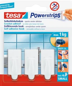 Powerstrips Crochets rectangulaires blanc