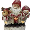 Père Noël, renne & bonhomme
