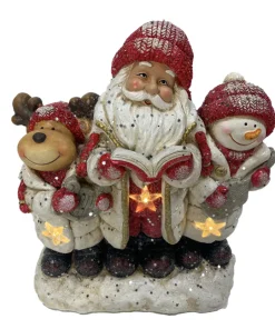 Père Noël, renne & bonhomme