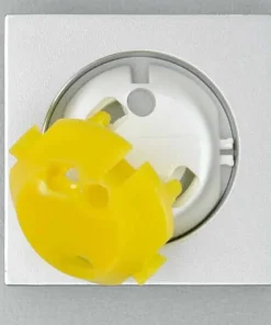 Protection Cache prise + cles blanc x5