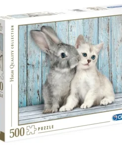 Puzzle 500 Cat&Bunny