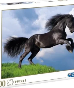 Puzzle 500 Fresian Black Horse